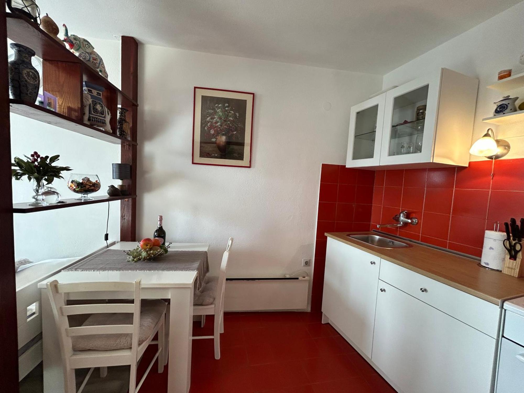 Seafront Studio Apartment+Balcony Podgora Exterior photo