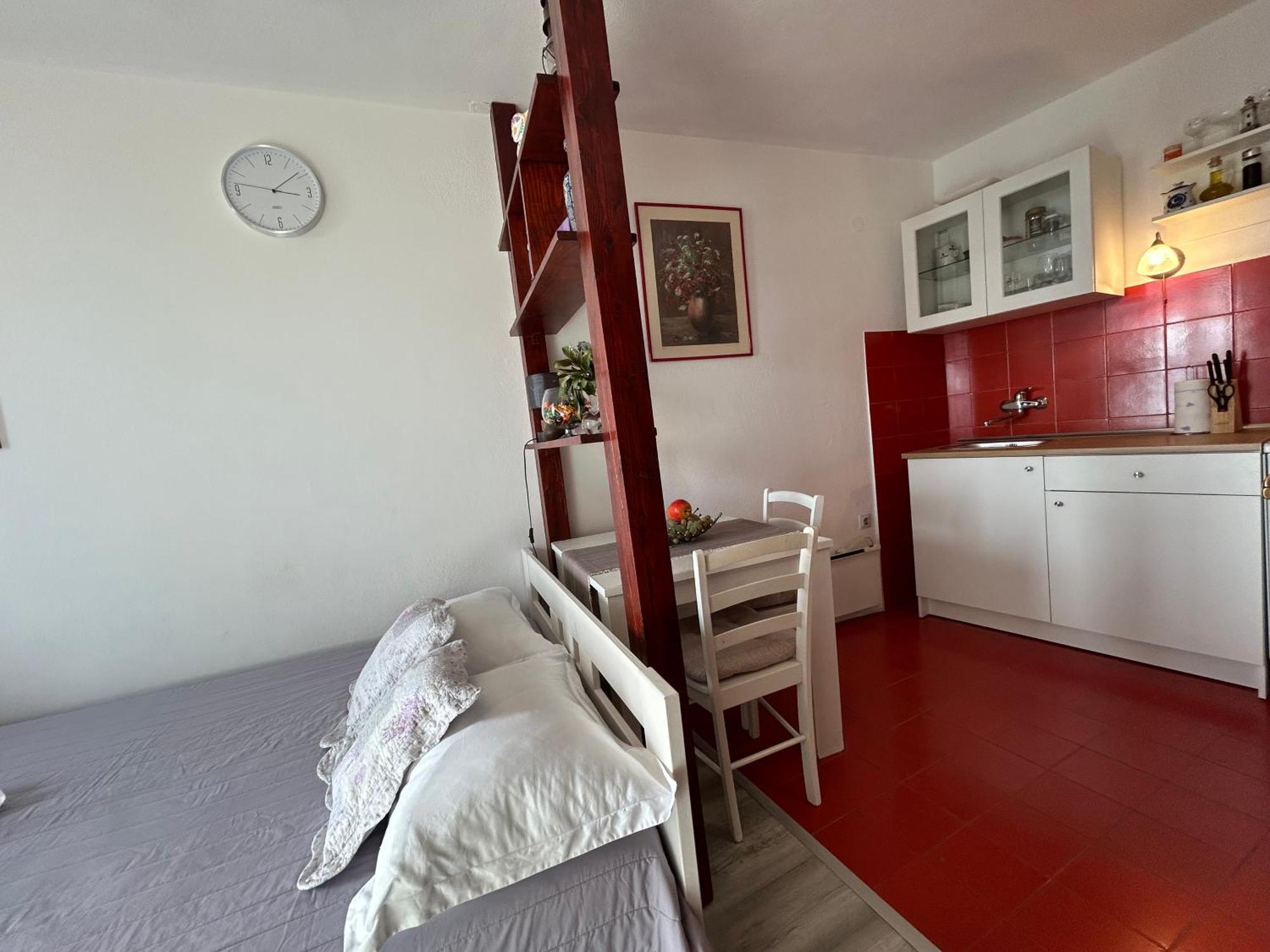 Seafront Studio Apartment+Balcony Podgora Exterior photo